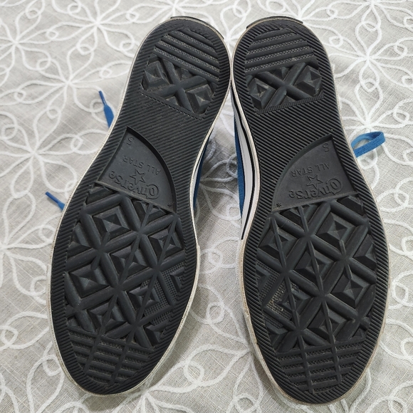 Converse All Star Teal/Blue High-Top Sneakers Women's Size 7 - Picture 11 of 12